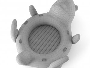 inflatable otter 01 Modello 3D