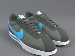 nike cortez basic nylon 3D Model