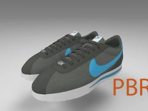 nike cortez basic nylon 3D Model