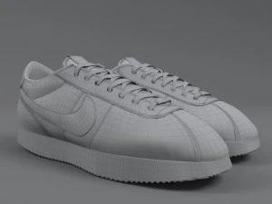 nike cortez basic nylon 3D Model