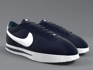 nike cortez basic nylon 3Dモデル