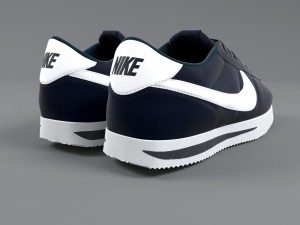 nike cortez basic nylon 3Dモデル