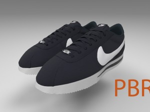 nike cortez basic nylon 3Dモデル