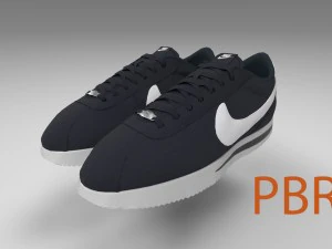 nike cortez basic nylon 3D Model