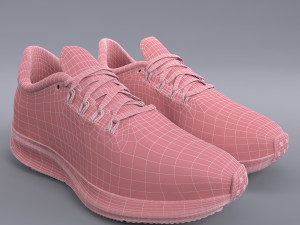 nike air zoom pegasus 35 pbr Modelo 3D