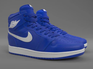 air jordan 1 retro high pbr Model 3D