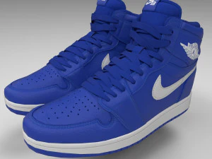 air jordan 1 retro high pbr Model 3D