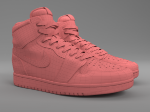 air jordan 1 retro high pbr 3D Model