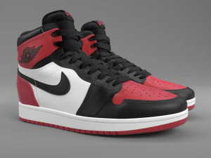air jordan 1 retro high pbr 3D Model