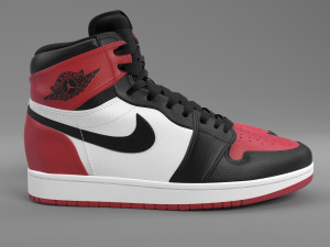 air jordan 1 retro high pbr 3D Модель