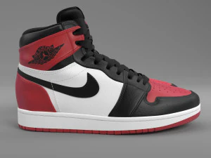 air jordan 1 retro high pbr 3D Model