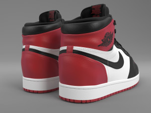 air jordan 1 retro high pbr 3D Модель