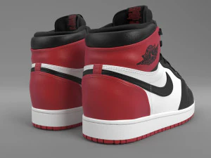 air jordan 1 retro high pbr 3D Model
