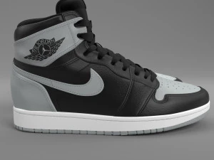 air jordan 1 retro high pbr Model 3D