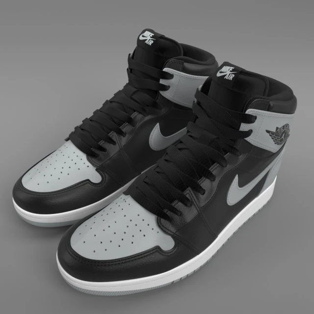 air jordan 1 retro high pbr Model 3D .c4d .max .obj .3ds .fbx .stl .blend 