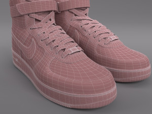 air force 1 nike pbr Modelo 3D