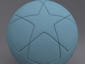 uefa champions league finale 18 ball pbr 3D Модель