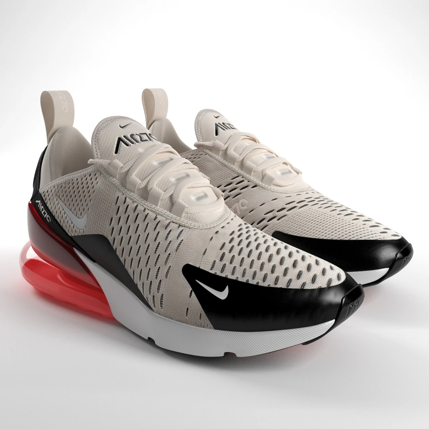 air max 270 nike pbr 3D Model .c4d .max .obj .3ds .fbx .stl .blend