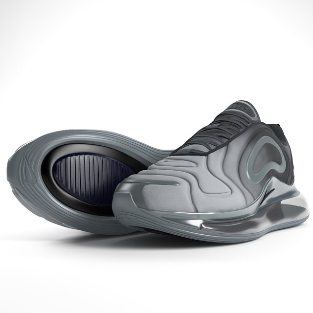 air max 720 nike pbr 3D in 3DExport