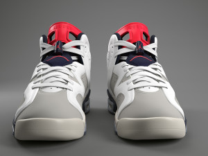 air jordan 6 retro pbr 3D Model