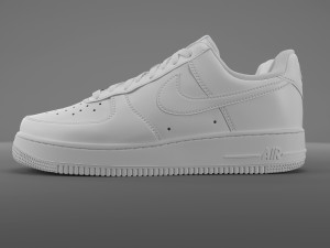 air force 1 low nike pbr Modelo 3D