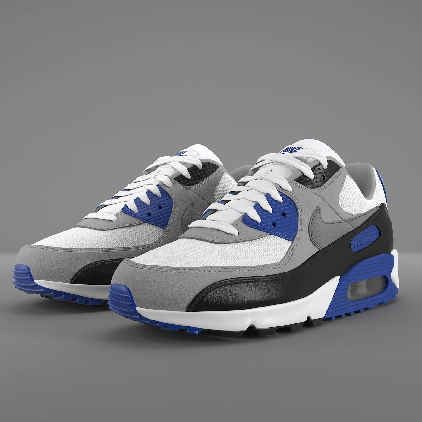 Air max 90 nike pbr 3D Model .c4d .max .obj .3ds .fbx .stl .blend 
