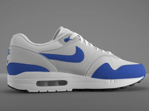 air max 1 nike anniversary royal pbr 3D Model