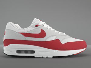 air max 1 nike anniversary red pbr 3D Model