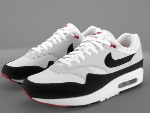 air max 1 nike anniversary obsidian pbr 3D 模型