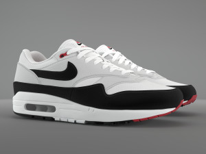 air max 1 nike anniversary obsidian pbr 3D 模型