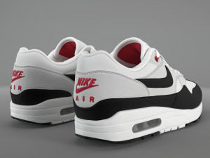 air max 1 nike anniversary obsidian pbr 3D 模型