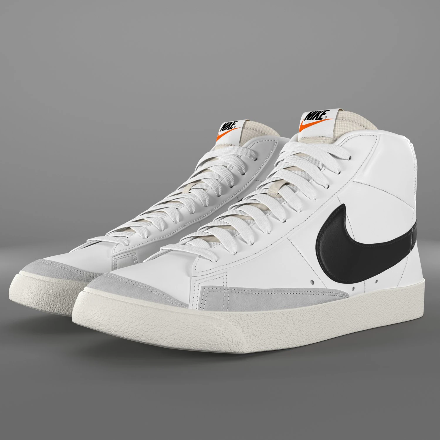 nike blazer mid 77 vintage pbr 3D Model .c4d .max .obj .3ds .fbx .stl .blend 