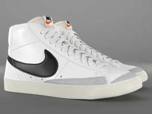 nike blazer mid 77 vintage pbr 3D Model
