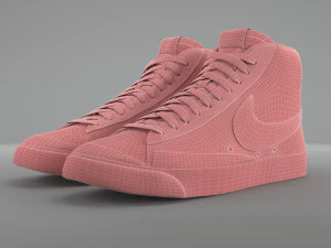 nike blazer mid 77 vintage pbr 3D Model