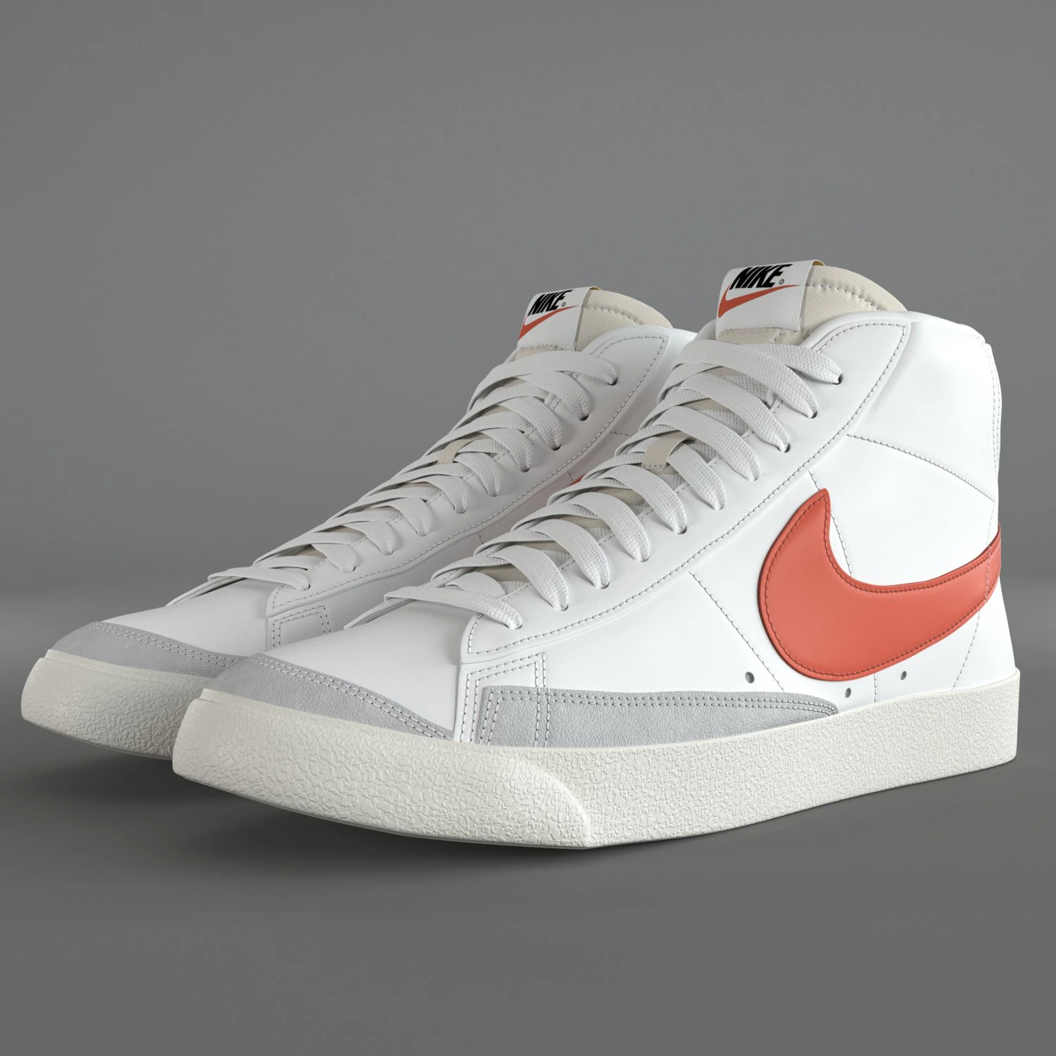 nike blazer mid 77 vintage pbr 3D Model .c4d .max .obj .3ds .fbx .stl .blend 