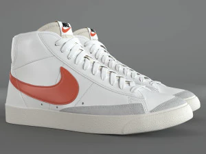 nike blazer mid 77 vintage pbr 3D Model