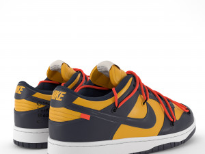 nike dunk low off-white university gold pbr 3Dモデル