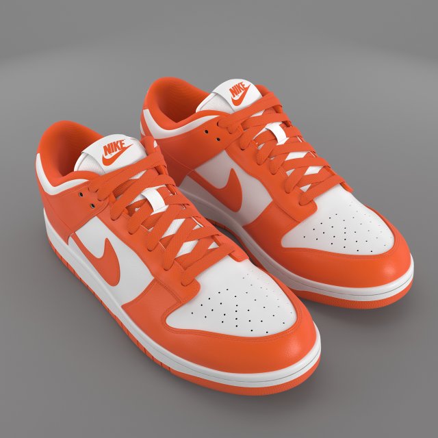 nike dunk low orange blaze pbr 3Dモデル in 服 3DExport