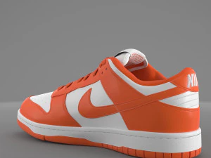 nike dunk low orange blaze pbr 3D Model