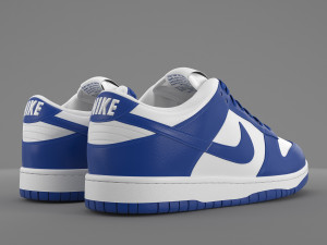 nike dunk low varsity royal pbr 3D Model