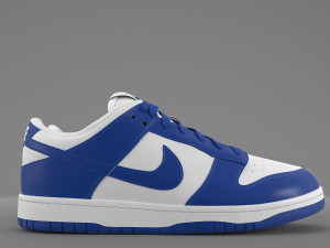 nike dunk low varsity royal pbr 3D Model