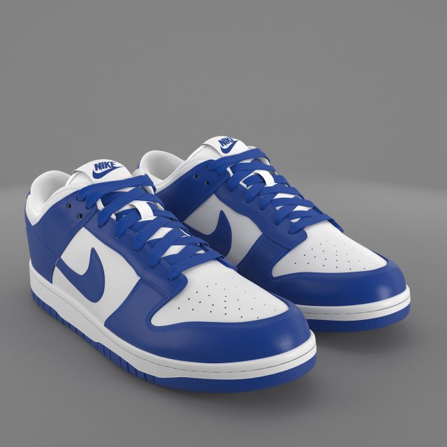 nike dunk low varsity royal pbr 3Dモデル in 服 3DExport