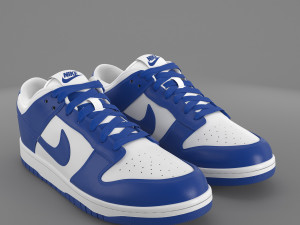 nike dunk low varsity royal pbr 3D Model