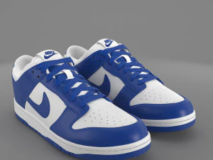 nike dunk low varsity royal pbr 3D Model