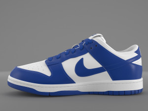 nike dunk low varsity royal pbr 3D Model