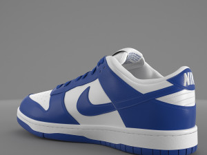 nike dunk low varsity royal pbr 3D Model