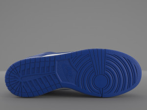 nike dunk low varsity royal pbr 3D Model