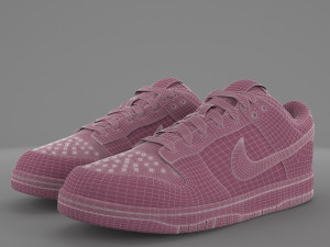nike dunk low varsity royal pbr 3D Model