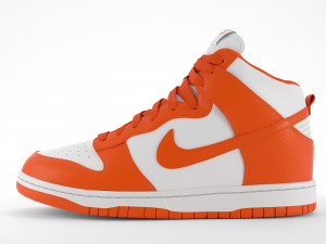 nike dunk high pbr Modelo 3D