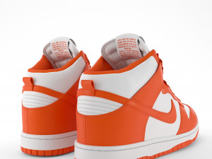 nike dunk high pbr Modelo 3D